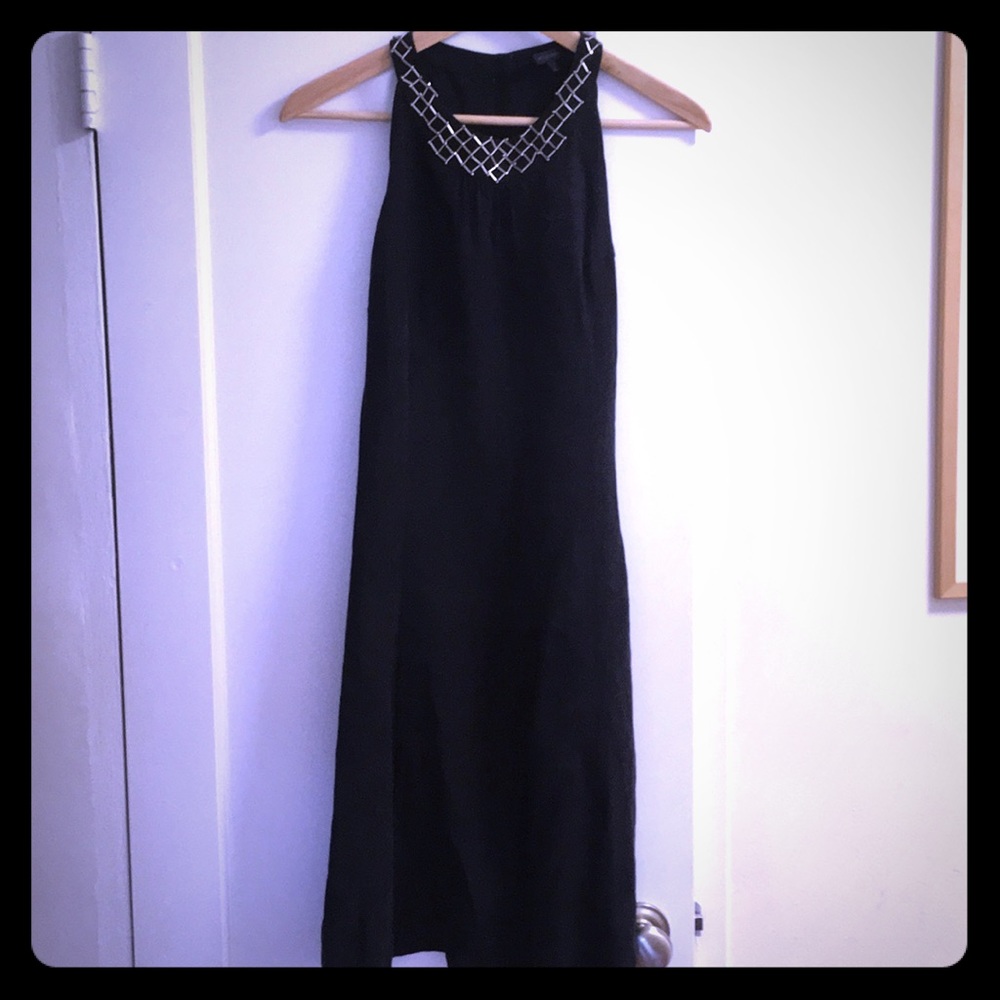 Black silk Mer du Nord dress